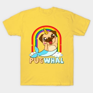 Pugwahl funny pug unicorn T-Shirt